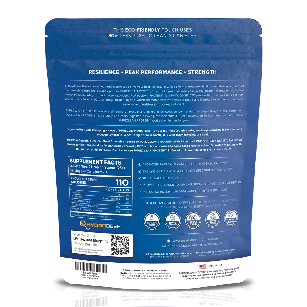 PureClean Protein scoop image showing easy serving for quick daily fueling and recovery
