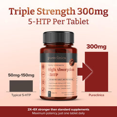 PureClinica 5-HTP tablet with black pepper extract for better absorption
