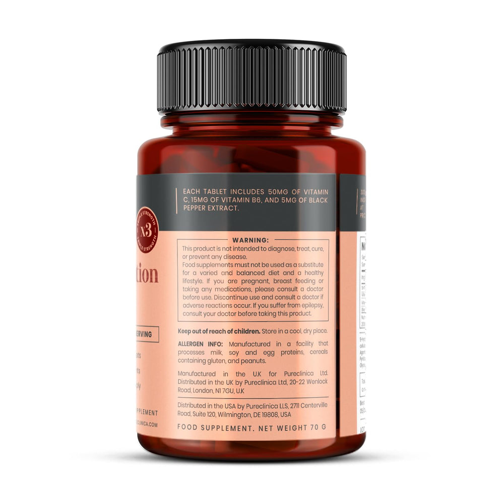 PureClinica 5-HTP tablet with vitamin B6 for balanced mood