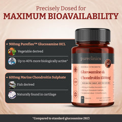 Pureclinica marine-sourced chondroitin tablet for a natural supplement option.