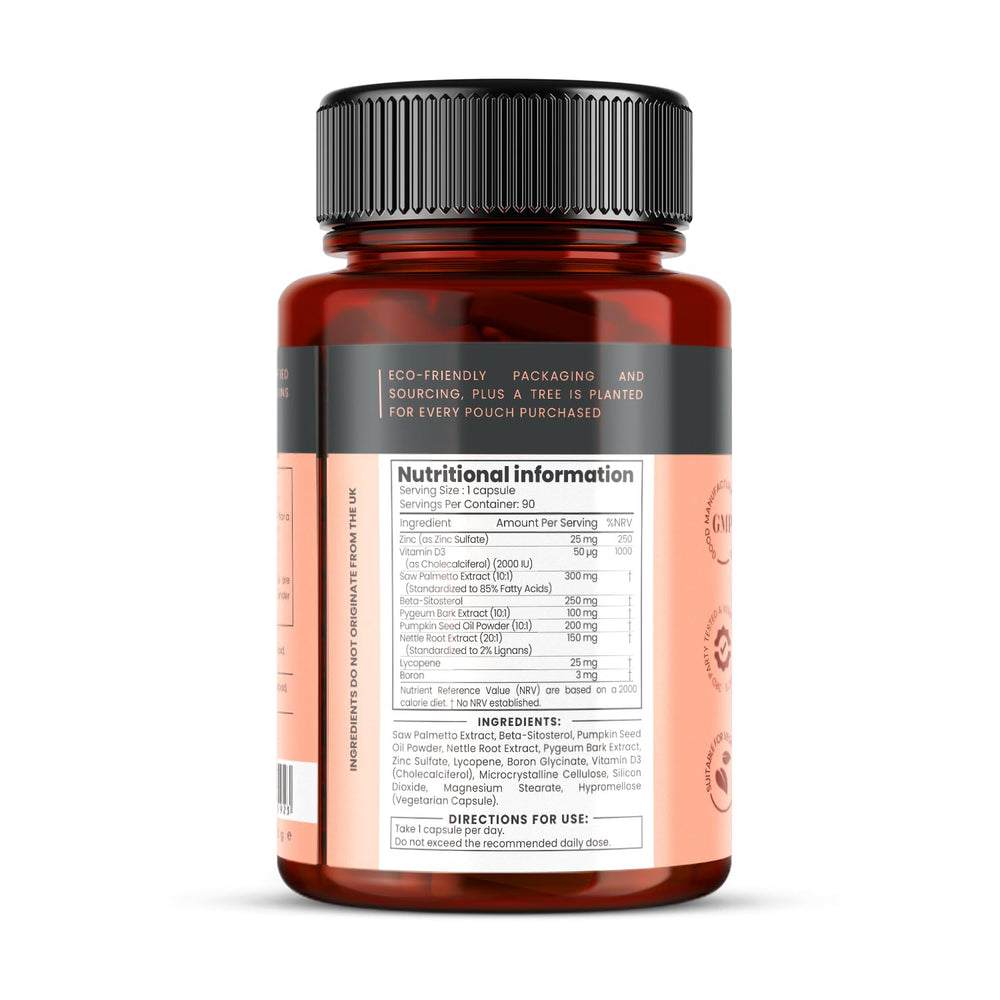 GMP-certified vegan-friendly ProstaC packaging