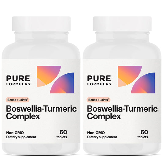 PureFormulas Boswellia Turmeric Complex bottle for potential joint support.