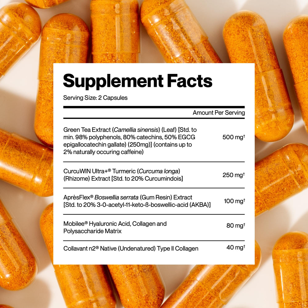 PUREFUNCTION Collagen Repair capsules closeup highlighting convenient intake