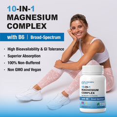 Puregen Labs bottle label featuring B6 signaling enhanced absorption and bioavailability.