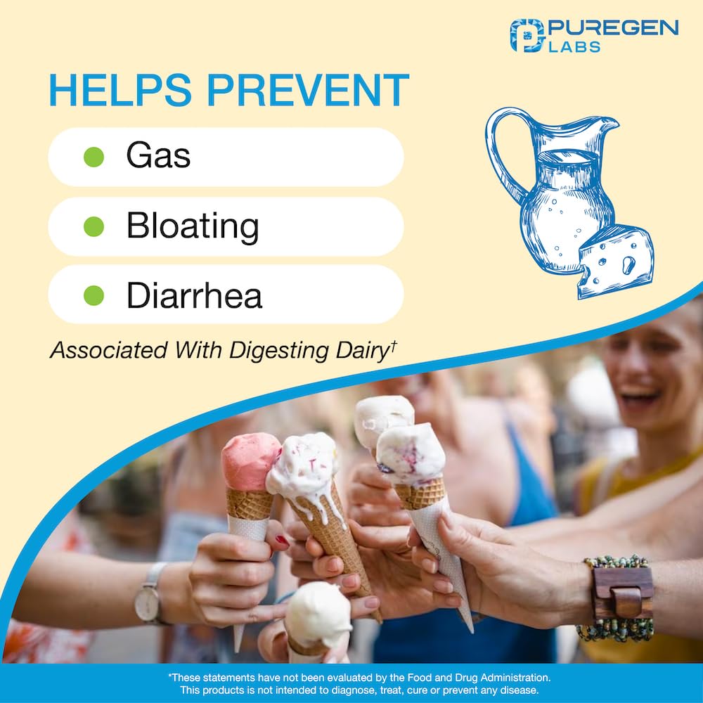 Puregen Labs Dairy Rescue packaging front showing original formula and savings.