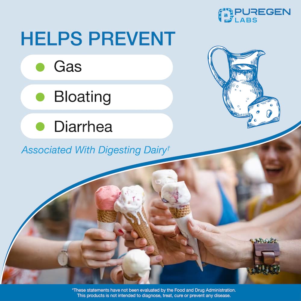 Puregen Labs Dairy Rescue tablet closeup highlighting 9000 FCC potency.