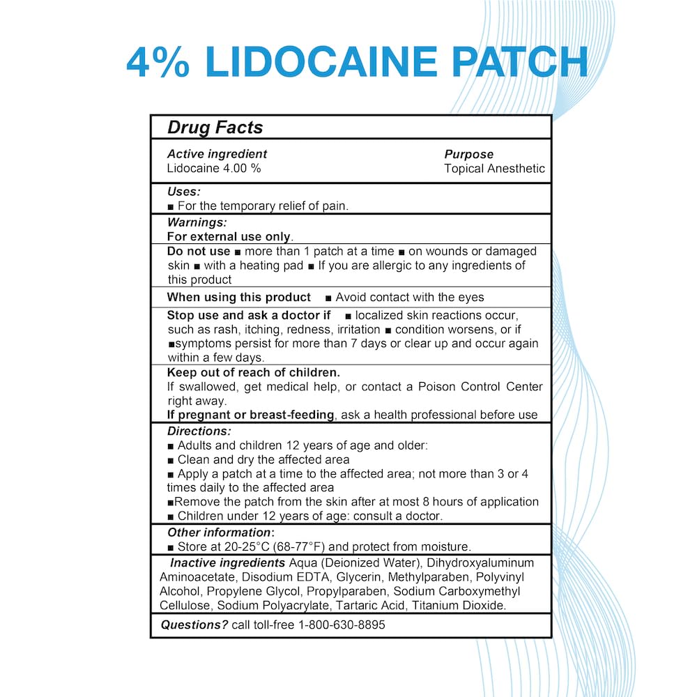 Puregen Labs Lidocaine patch for the neck delivers quick numbness and targeted relief