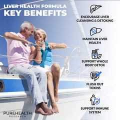 PureHealth Research Liver Health Detox bottle with beets may refresh daily routines and detox enzymes