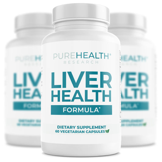 PureHealth Research Liver Health Detox bottle promotes gentle liver support and cleanse.