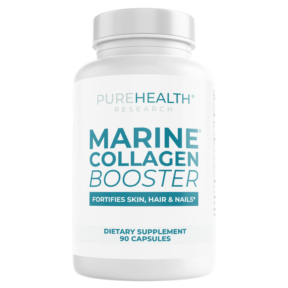 PureHealth Research Marine Collagen bottle for smoother skin