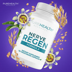 PureHealth Research Nerve Regen ingredient panel with R-Alpha Lipoic Acid and Benfotiamine