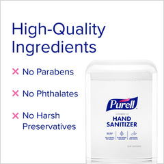 Purell 1200 ml refill bottle front view for continuous sanitizing.