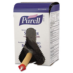 Purell 800-series dispenser with bag-in-box refill ready for quick reload.