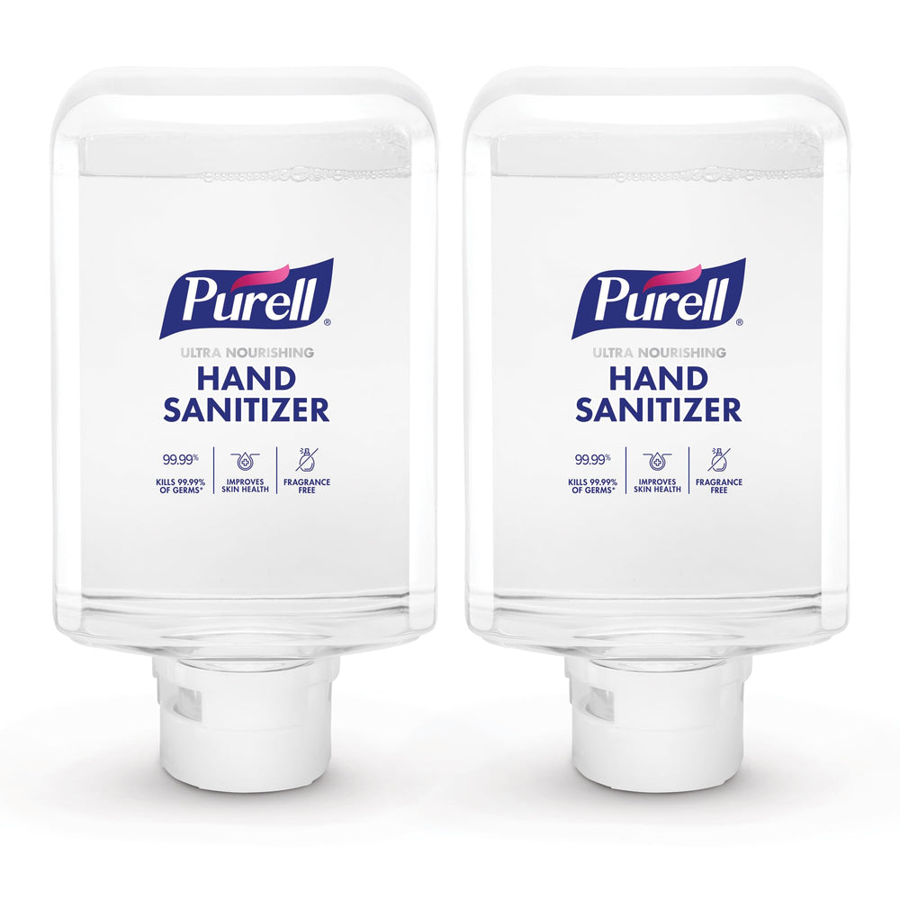 Purell Advanced Foam refill bottle for ES10 dispenser, ready for mess-free sanitizing.