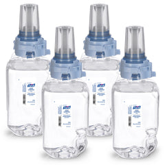 Purell Advanced Foam refill bottle clear packaging shows fill level for easy restocking.