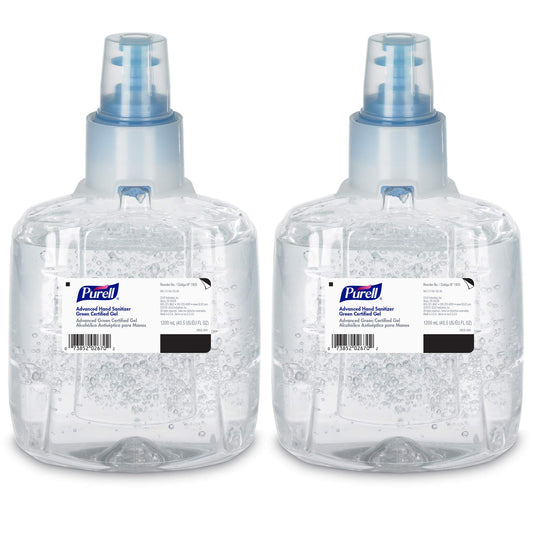 Purell Advanced gel refill bottle for LTX, ready for quick hand disinfection