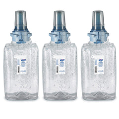 Purell Advanced gel refill in a clear 1200 ml bottle for easy restock planning