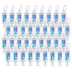 Purell Advanced Hand Sanitizer refreshing gel 1oz bottle ready for desk use