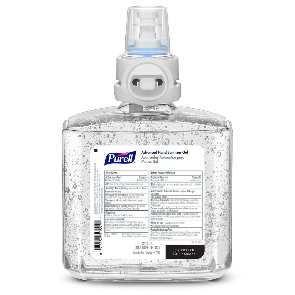 Purell ES8 automatic hand sanitizer dispenser front view.