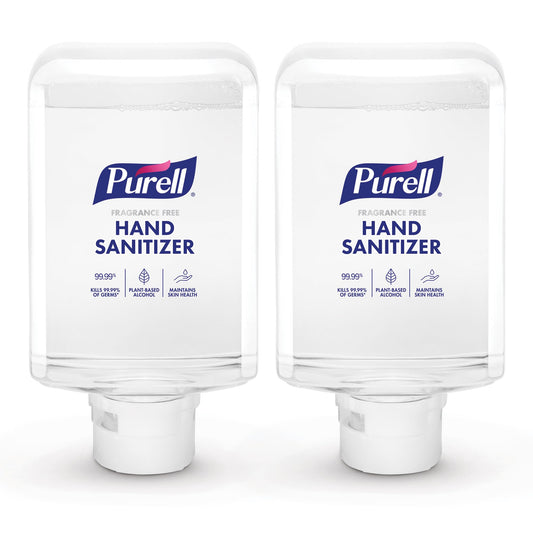 Purell fragrance-free foam refill 1200 ml, ideal for bulk sanitizing in busy spaces.