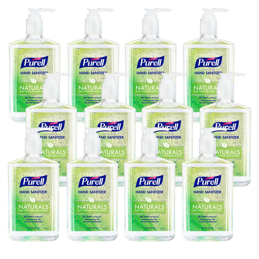 Purell NATURALS Advanced 12 oz pump bottle for quick sanitizing