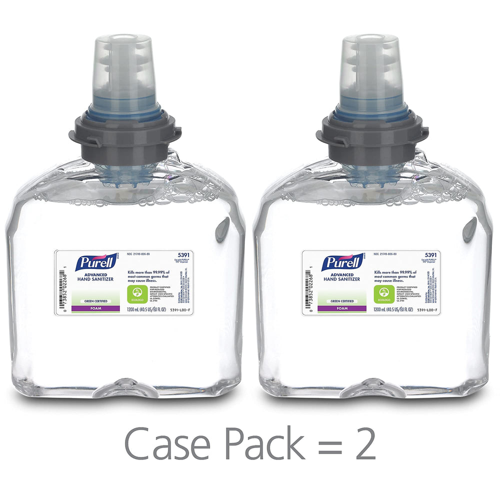 Purell refill package showing two count cartons for quick restock