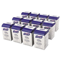 Purell sanitary-sealed refill bag minimizes contamination during refill.