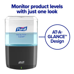 Purell sealed nozzle prevents contamination for safer refills.