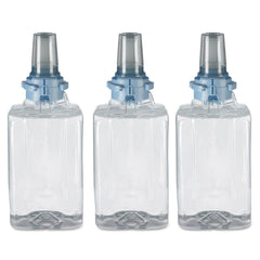 Dove grey Purell TFX dispenser close-up of dispensing area.