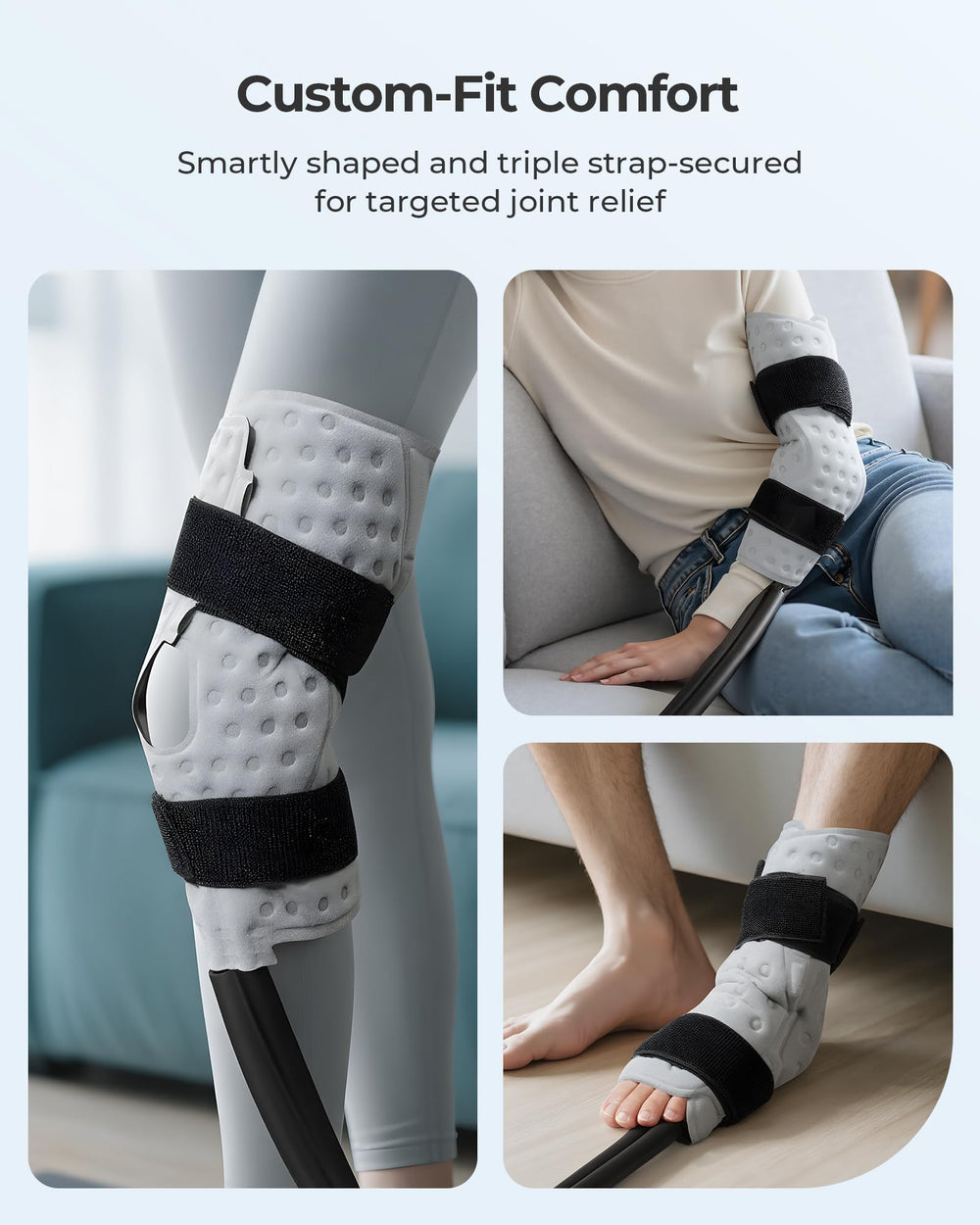 Purella long hose supports flexible setup around bed or couch