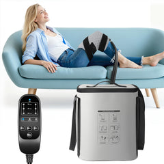Purella ice machine setup for knee therapy at home