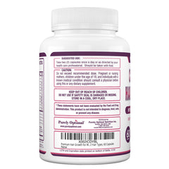Purely Optimal Hair Growth Vitamins for men hair focus suggesting density and strength