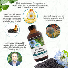 Purely Wild Black Seed Oil sustainability badge reflects ethical sourcing.