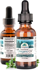 Purely Wild Oregano Oil bottle with olive oil base supports daily wellness