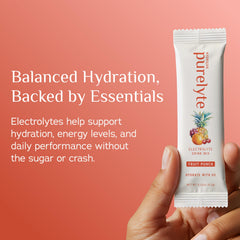 Purelyte blue raspberry stick offers bold flavor and quick hydration