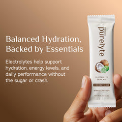 Purelyte Strawberry Lemonade flavor highlighting real fruit taste