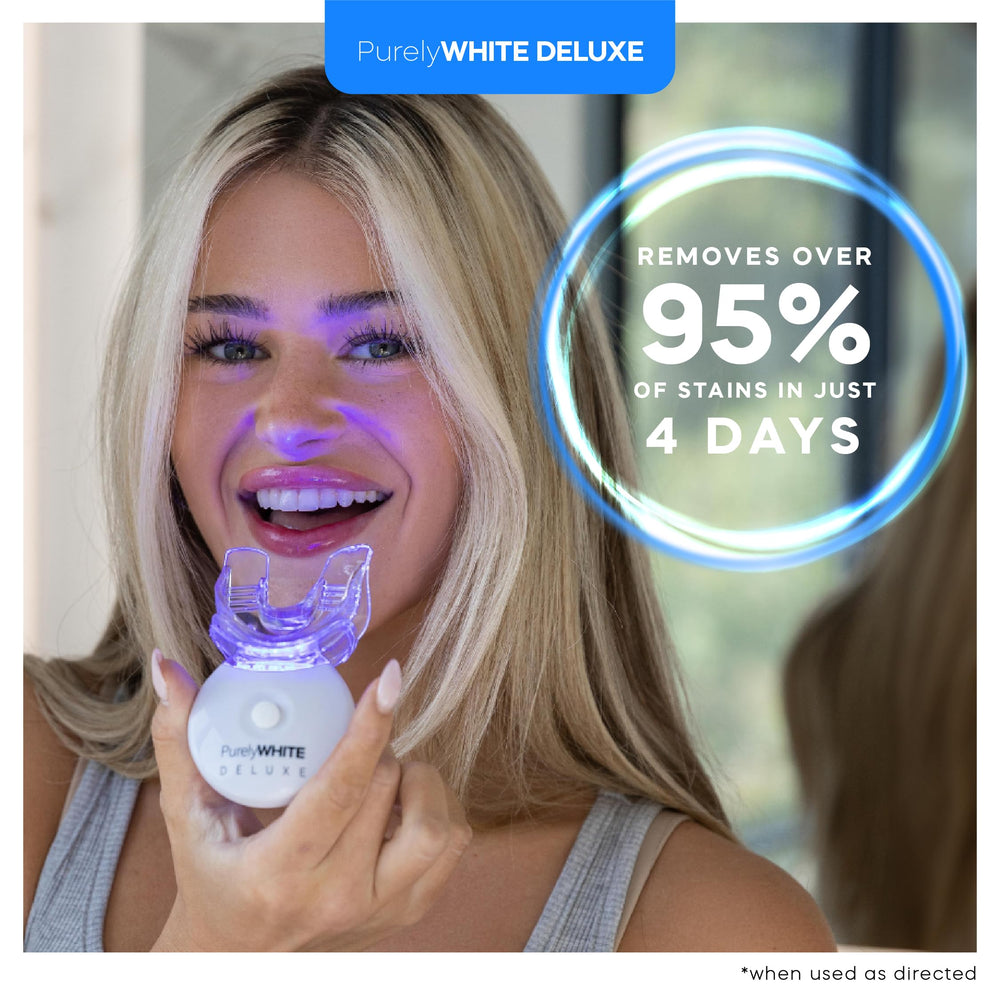 PurelyWHITE DELUXE complete kit with all whitening components
