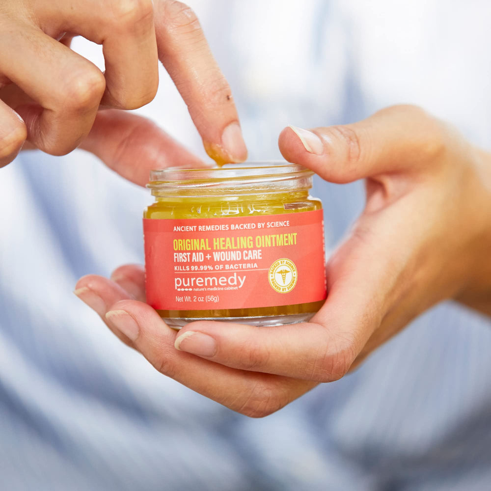 Puremedy Original Healing Ointment beside its all-natural ingredients.