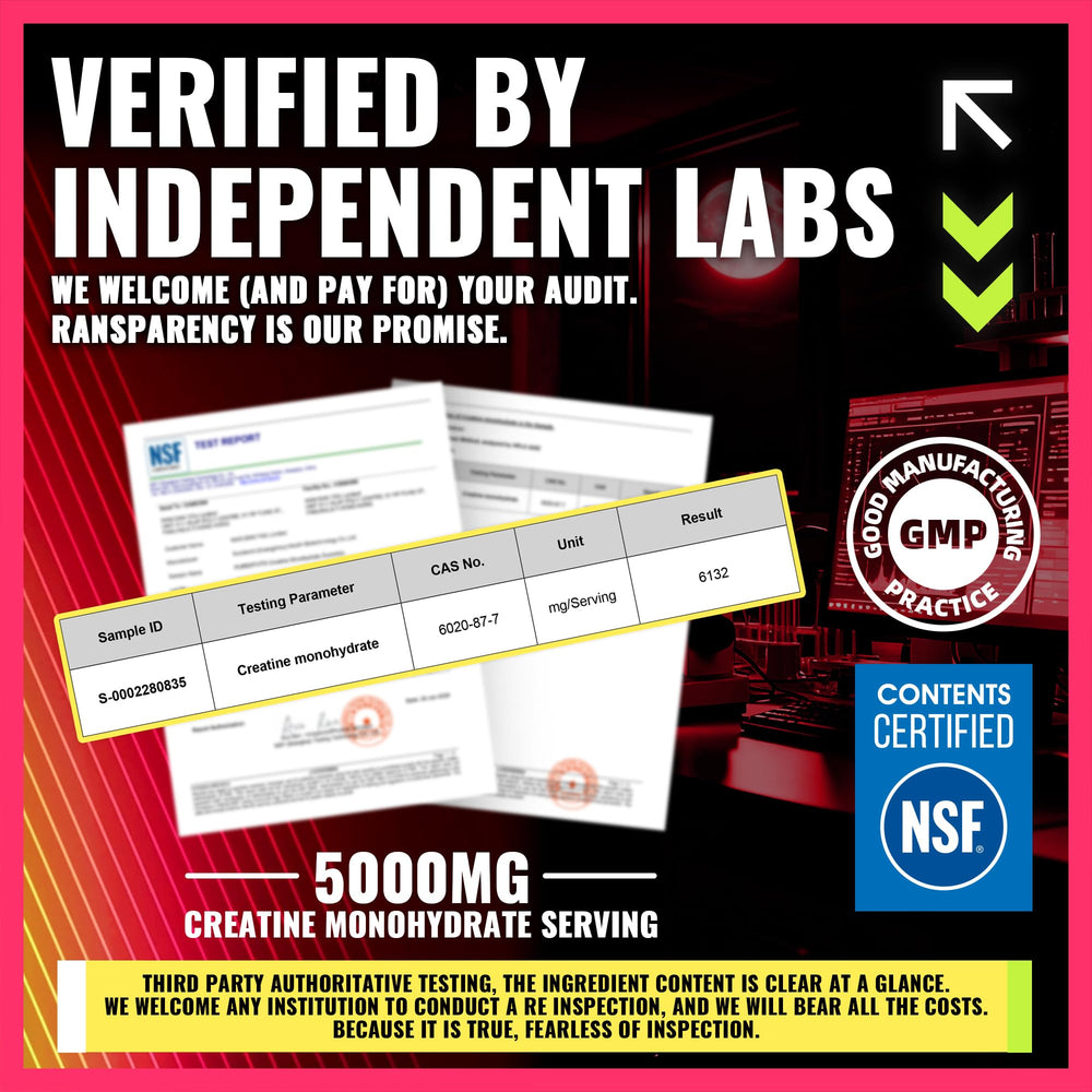 PURESTVITS creatine gummy 5g serving-size label highlights three gummies.