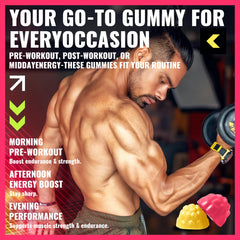 PURESTVITS creatine gummy daily convenience with three gummies.