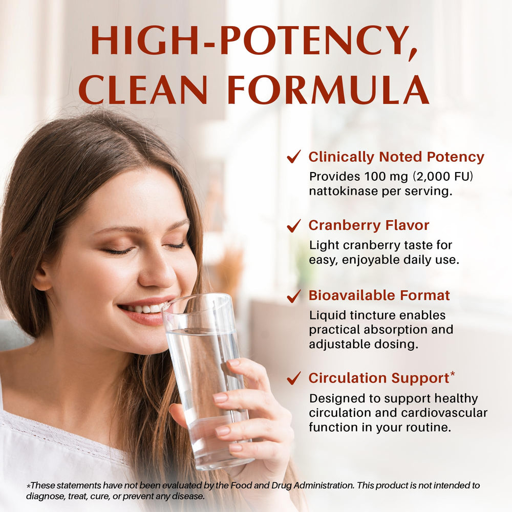 Cranberry-flavored PureWise nattokinase label for flavor-friendly daily use.