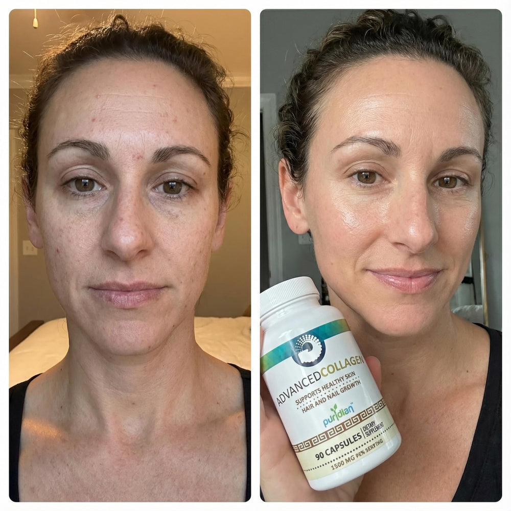 Puridian Collagen Capsules neatly packaged for easy daily use