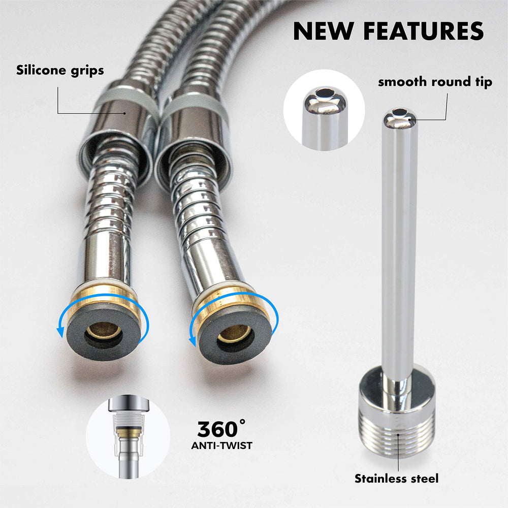 Purifvend enema kit 100-inch hose for flexible setup and reach