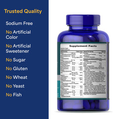 Puritan's Pride Ultra Woman 50+ energy and metabolism illustration for daily vigor.