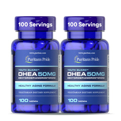 Puritan's Pride Youth Guard DHEA tablet for daily wellness.