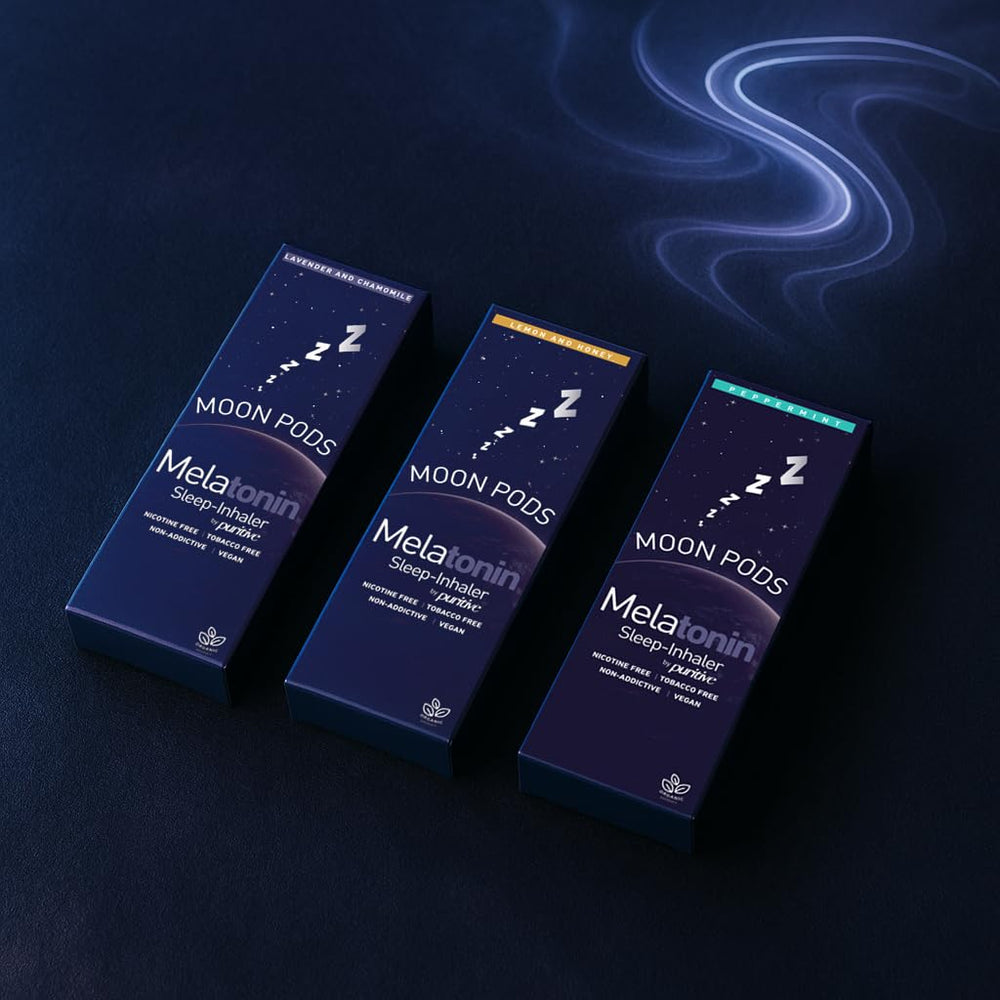 Puritive Melatonin Diffuser aroma lavender chamomile for calming bedtime relaxation.