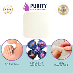Purity Hemp Naturals patch travel case for relief on the go and during travel.