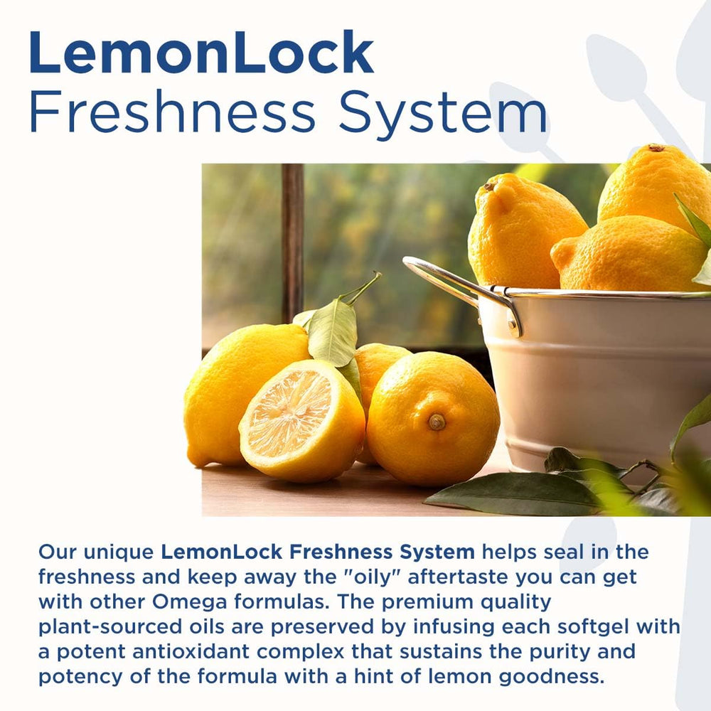 Purity Omega 3-6-9 pomegranate oil bottle section signals antioxidant-rich profile