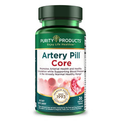 Purity Products Artery Pill Core bottle front view for cardiovascular support