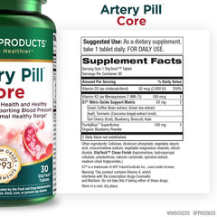Purity Products Artery Pill Core Vitamin K2 key benefit visual